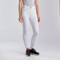 B Vertigo Olivia Silicone Full Seat Breeches -Riding Outfit 33701 bright white 6598