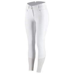 Horze Angelina Silicone Full Seat Breeches 11 Horze Angelina Silicone Full Seat Breeches -Riding Outfit 33704 white front