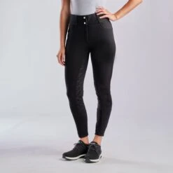 Horze Mia Thermo Silicone Full Seat Breeches 12 Horze Mia Thermo Silicone Full Seat Breeches -Riding Outfit 33710 black 6627