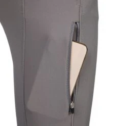 Back On Track Julia Knee Patch Breeches -Riding Outfit 33782 grey dt 2