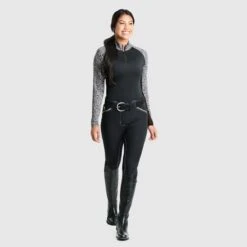 Piper Evolution High-Rise Breeches By SmartPak - Full Seat -Riding Outfit 33994 ditsy black 33429 blackwhite nff pg21 0345
