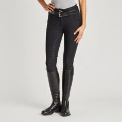 Hadley Curvy Fit Grip Breeches By SmartPak- Full Seat -Riding Outfit 34028 black 1