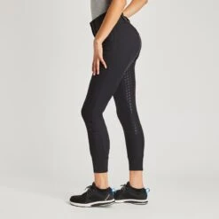 Hadley Curvy Fit Grip Breeches By SmartPak- Full Seat -Riding Outfit 34028 black 2