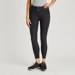 Hadley Curvy Fit Grip Breeches By SmartPak- Full Seat -Riding Outfit 34028 black 3