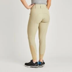 Hadley Curvy Fit Grip Breeches By SmartPak- Full Seat -Riding Outfit 34028 tan 4