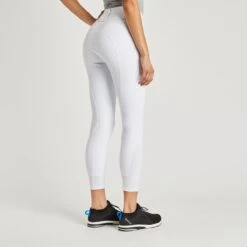 Hadley Curvy Fit Grip Breeches By SmartPak- Full Seat -Riding Outfit 34028 white 3