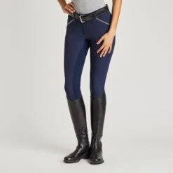 Hadley Bling Breeches By SmartPak- Full Seat -Riding Outfit 34029 navy 1