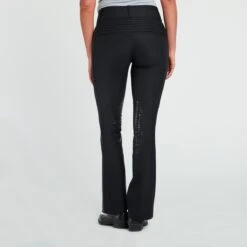 Piper Fusion Boot Cut Breech By SmartPak- Knee Patch -Riding Outfit 34032 black 4
