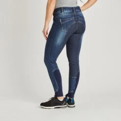 Ariat Halo B Denim Full Seat Breech -Riding Outfit 34075 marine 4a