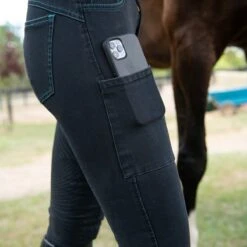 FITS Denim Full Seat Breeches -Riding Outfit 34125 onyx 3