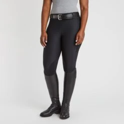 Piper Fusion Suede Patch By SmartPak - Knee Patch -Riding Outfit 34399 black 1