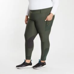 Piper Fusion Suede Patch By SmartPak - Knee Patch -Riding Outfit 34399 darkolive 1615