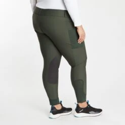 Piper Fusion Suede Patch By SmartPak - Knee Patch -Riding Outfit 34399 darkolive 1623