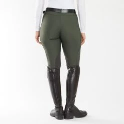 Piper Fusion Suede Patch By SmartPak - Knee Patch -Riding Outfit 34399 darkolive 17129