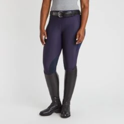 Piper Fusion Suede Patch By SmartPak - Knee Patch -Riding Outfit 34399 navy 1