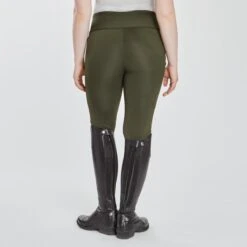 Piper Extended Silicone Grip Tights -Riding Outfit 34987 darkolive 3088