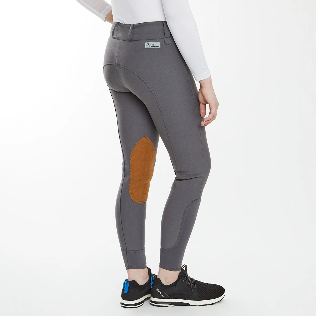 Piper Tan Patch II Low-Rise Side Zip Breeches By SmartPak 8 Piper Tan Patch II Low-Rise Side Zip Breeches By SmartPak - Image 8