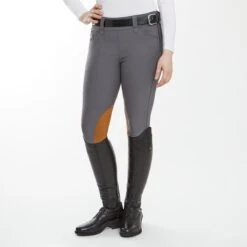 Piper Tan Patch II Low-Rise Side Zip Breeches By SmartPak 13 Piper Tan Patch II Low-Rise Side Zip Breeches By SmartPak -Riding Outfit 35139 charcoal 26203