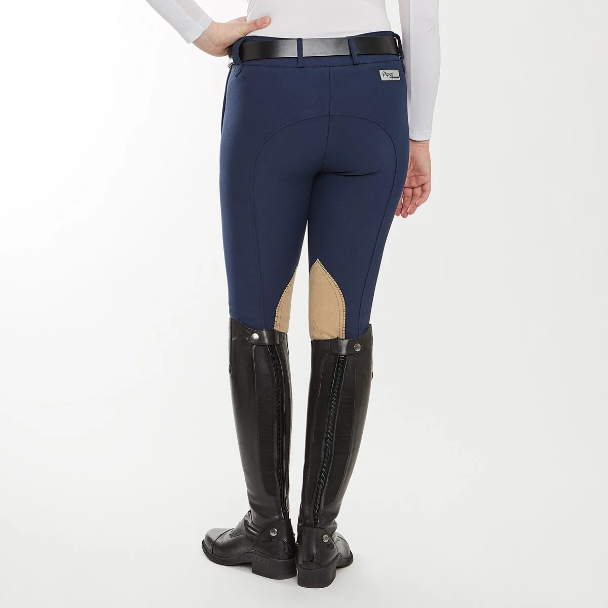Piper Tan Patch II Low-Rise Side Zip Breeches By SmartPak 2 Piper Tan Patch II Low-Rise Side Zip Breeches By SmartPak - Image 2