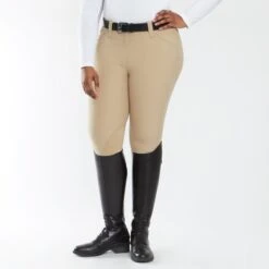 Piper Classic II Show Low-Rise Breeches By SmartPak - Knee Patch -Riding Outfit 35140 tan 18501