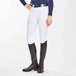 Piper Classic II Show Low-Rise Breeches By SmartPak - Knee Patch -Riding Outfit 35140 white 25859