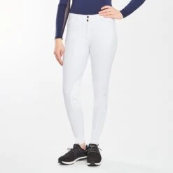 Piper Classic II Show Low-Rise Breeches By SmartPak - Knee Patch -Riding Outfit 35140 white 25875
