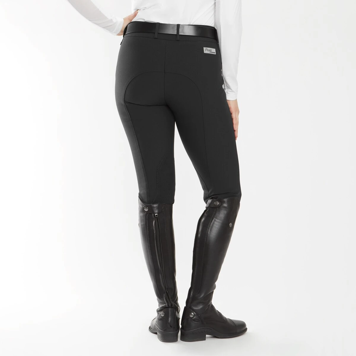 Piper Classic II Low-Rise Side Zip Breeches By SmartPak - Knee Patch 10 Piper Classic II Low-Rise Side Zip Breeches By SmartPak - Knee Patch - Image 10