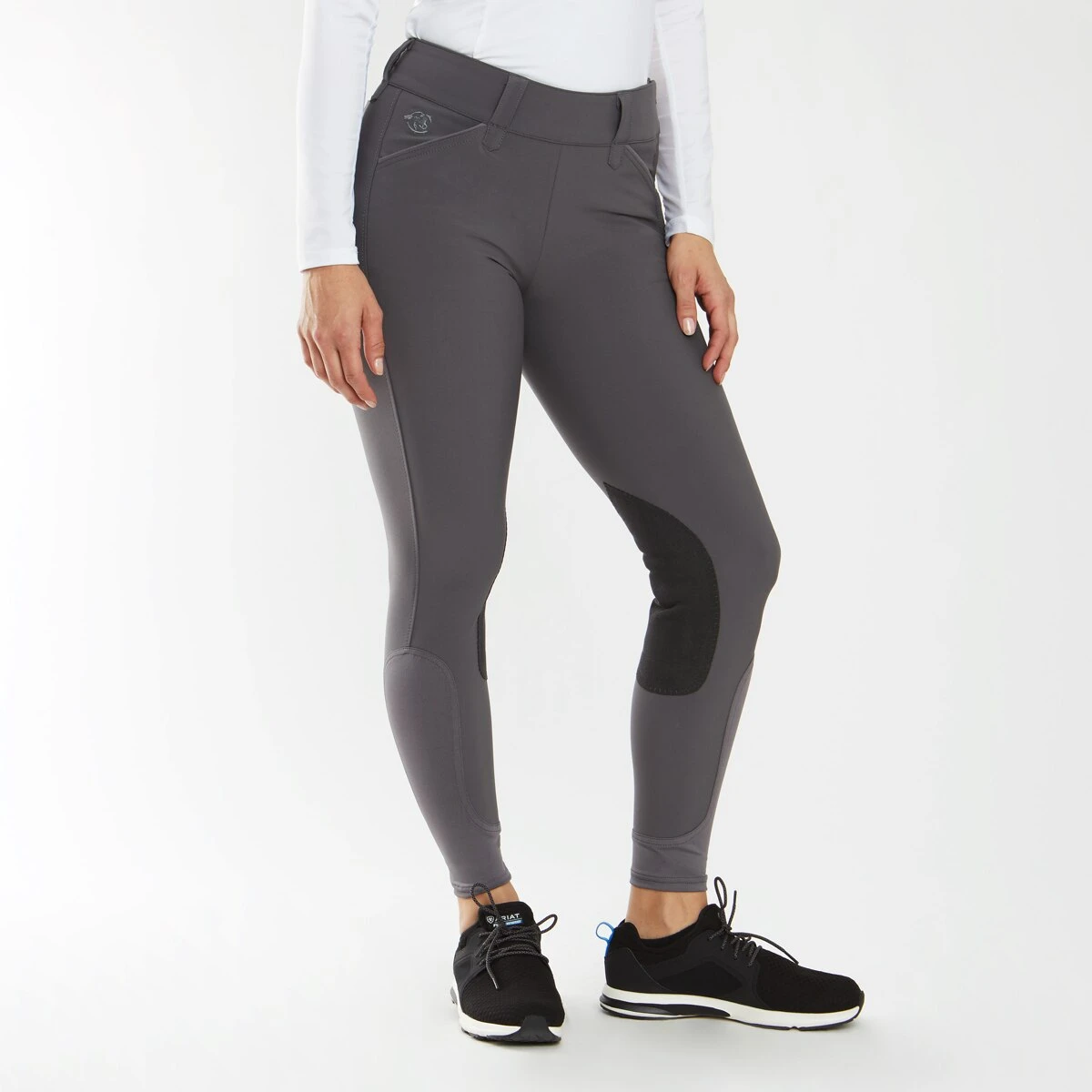 Piper Classic II Low-Rise Side Zip Breeches By SmartPak - Knee Patch 3 Piper Classic II Low-Rise Side Zip Breeches By SmartPak - Knee Patch - Image 3