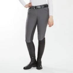 Piper Classic II Low-Rise Breeches By SmartPak - Full Seat -Riding Outfit 35142 charcoal 26133
