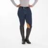 Piper Stretch Denim Curvy Fit Breeches By SmartPak- Knee Patch
