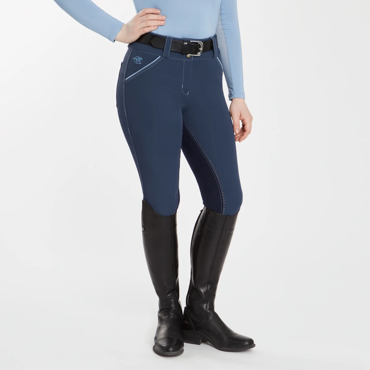 Piper Evolution Curvy Fit Breeches By SmartPak - Full Seat 1 Piper Evolution Curvy Fit Breeches By SmartPak - Full Seat