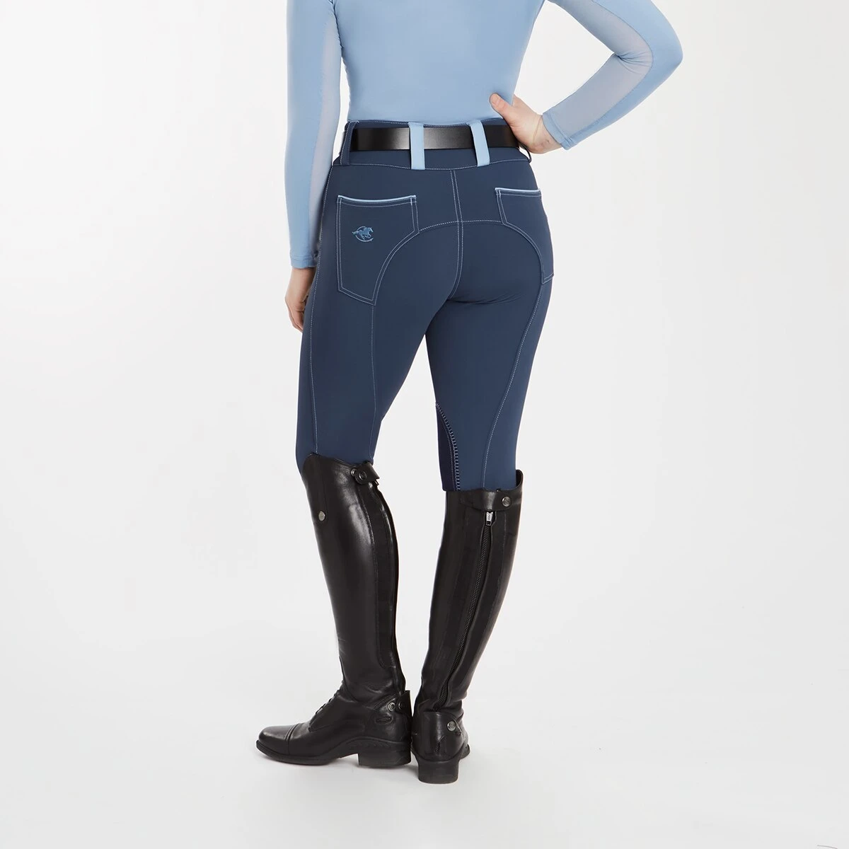 Piper Evolution Curvy Fit Breeches By SmartPak - Knee Patch 2 Piper Evolution Curvy Fit Breeches By SmartPak - Knee Patch - Image 2