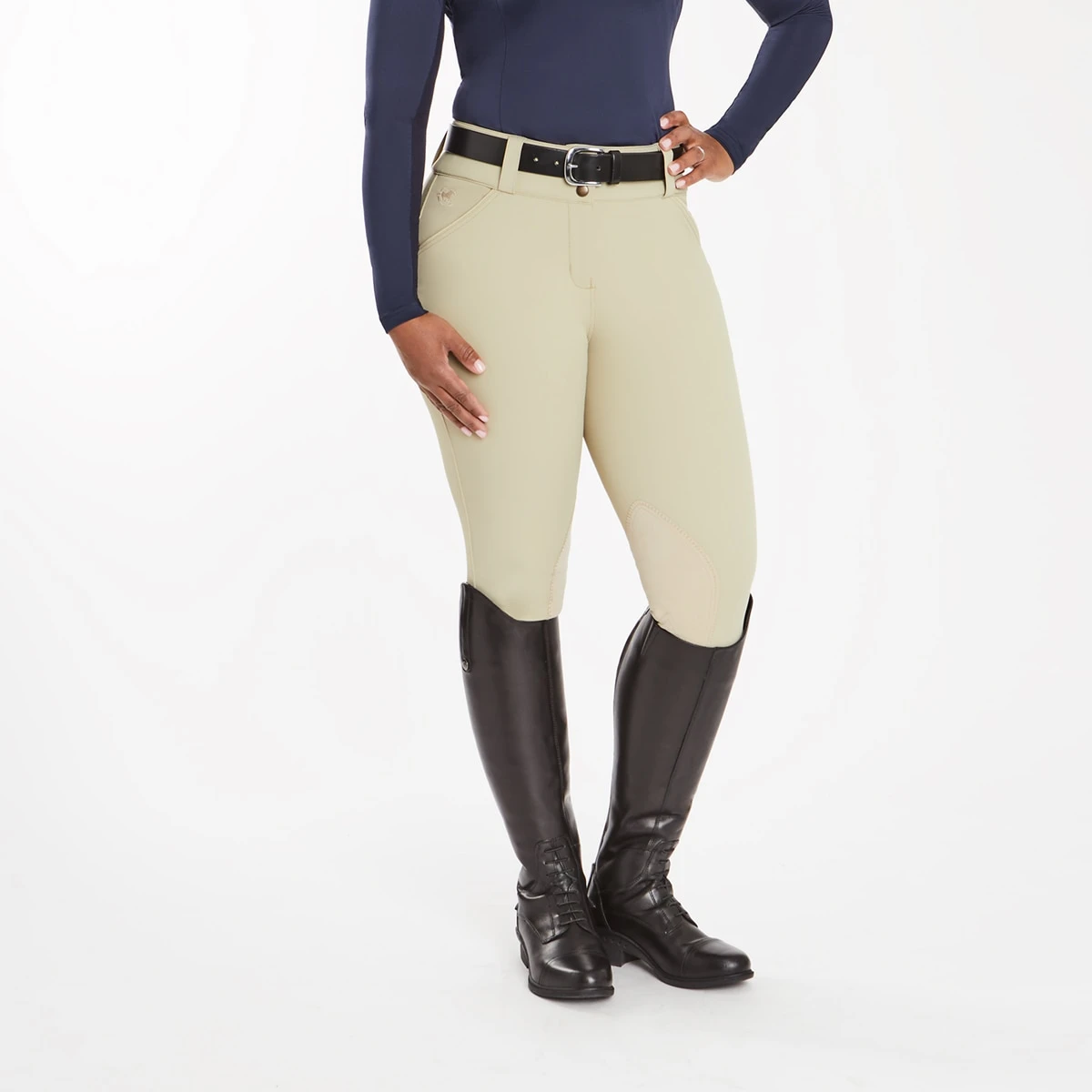 Piper Evolution Curvy Fit Breeches By SmartPak - Knee Patch 9 Piper Evolution Curvy Fit Breeches By SmartPak - Knee Patch - Image 9