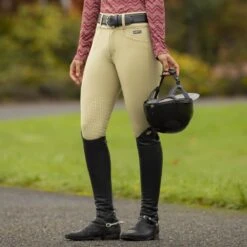 Kerrits Arena Training Knee Patch Breech 6 Kerrits Arena Training Knee Patch Breech -Riding Outfit 35587 tan 1